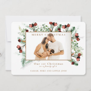 Our 1st Christmas as a Family of 3 Photo