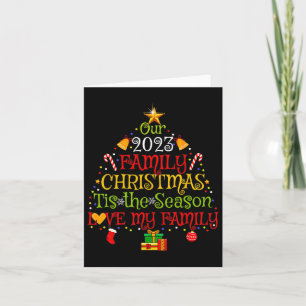 Our 2023 Matching Family Christmas Love My Family Card