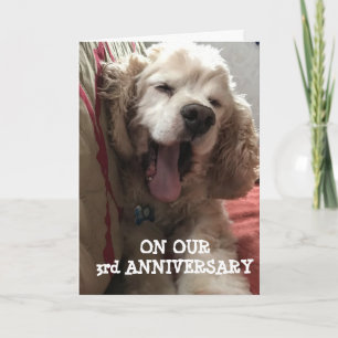 **OUR 3rd ANNIVERSARY* FILLED WITH LOVE / FUN Card