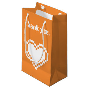 Our 8-Bit Hearts in Orange Gift Bag