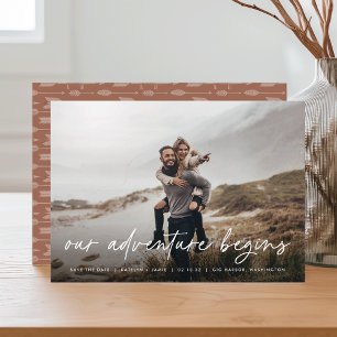 Our Adventure Begins Full Photo Save The Date