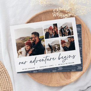 Our Adventure Begins   Multi Photo Engagement Announcement