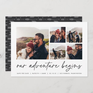 Our Adventure Begins Multi Photo Save The Date
