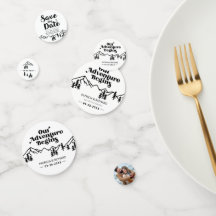 Our Adventure Begins Outdoor Wedding Save The Date