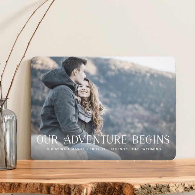 Our Adventure Begins | Photo Wedding Save The Date (Creator Uploaded)