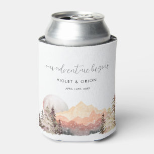 Our Adventure Begins Wedding Favours Can Cooler