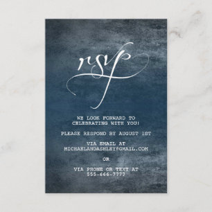 Our Adventure Begins Wedding RSVP Card