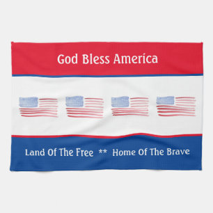 Our American Flag Tea Towel
