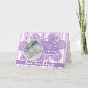Our Angel Customised Baby Birth Announcement
