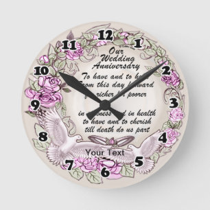 Our Anniversary clock