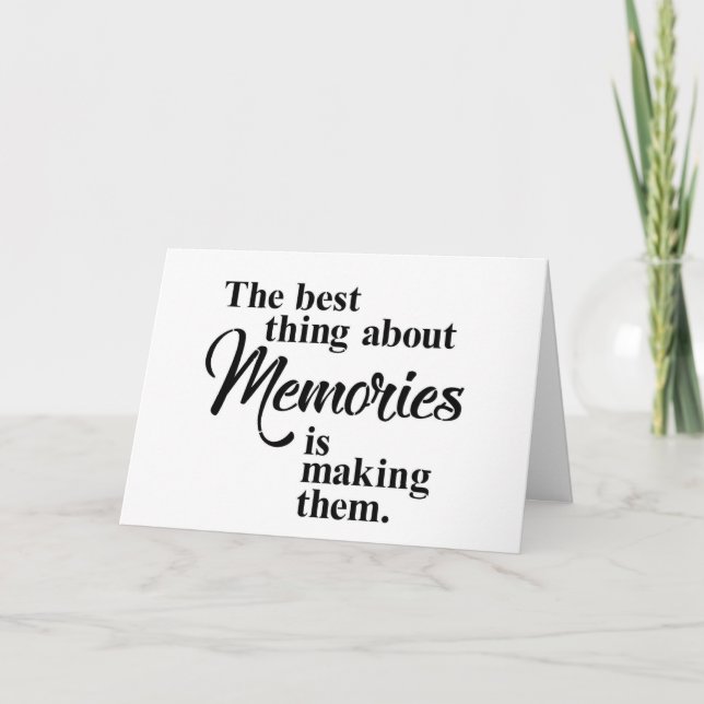 "OUR ANNIVERSARY" MAKING MEMORIES TOGETHER <3 CARD (Front)