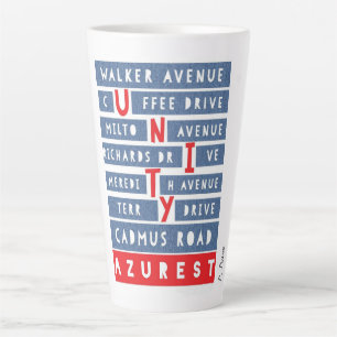 Our AZUREST UNITY in our CommUNITY Latte Mug