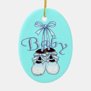 Our Baby Boy Shoes ornament 