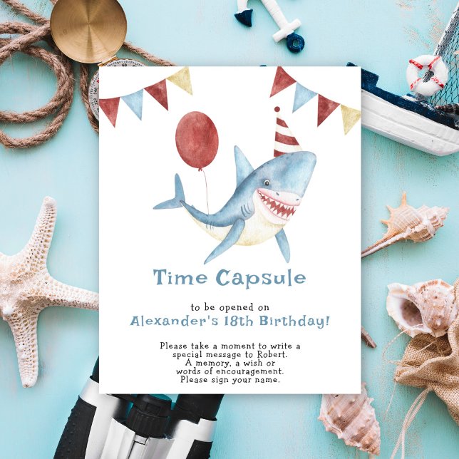Our Baby Shark Time Capsule 1st birthday Poster (Creator Uploaded)