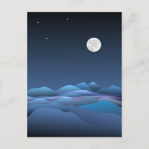 Our Beautiful Moon Postcard