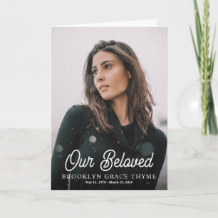 Our Beloved Full Photo Memorial Program Programme