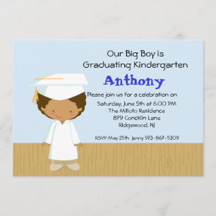 Our Big Boy's Graduation Invitation