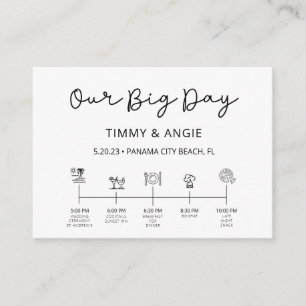 Our Big Day aligned Timmy & Angie Enclosure Card