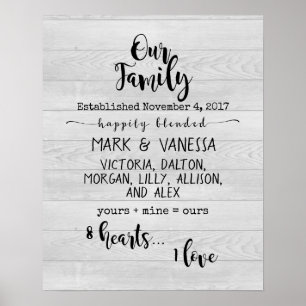 Our {Blended} Family Poster