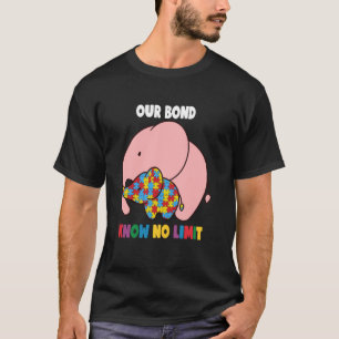 Our Bond Mother Daughter Autistic Girls Autism Awa T-Shirt