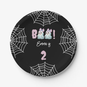 Our Boo is Turning 2 Birthday Party Paper Plate