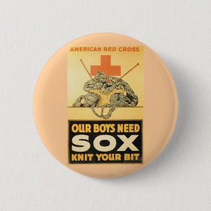 Our Boys Need Sox 6 Cm Round Badge