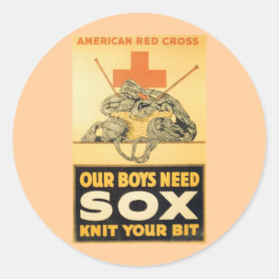 Our Boys Need Sox Classic Round Sticker