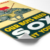 Our boys need sox - knit your bit poster (Corner)