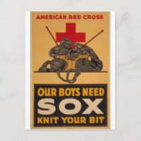 Our boys need sox Red Cross World War 2
