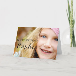 Our Bunny Princess Turns 5! Cute Birthday Card