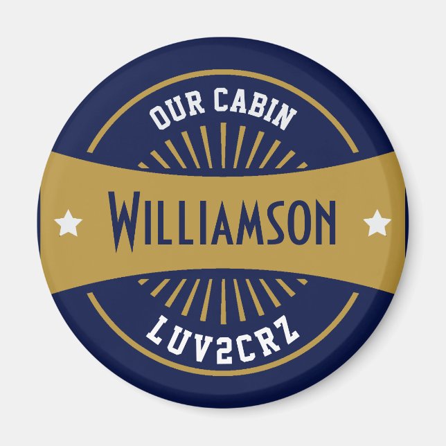 Our Cabin Cruise Ship Stateroom Cabin Marker Magnet (Front)