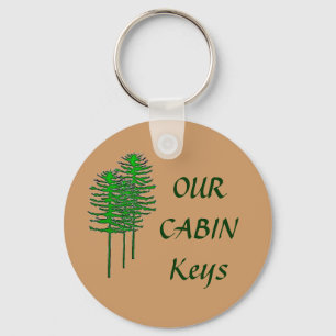 Our Cabin Keys Key Ring