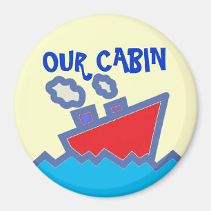 Our Cabin Stateroom  Door Marker Magnet