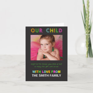 Our Child Might Be The Reason You Note Cards