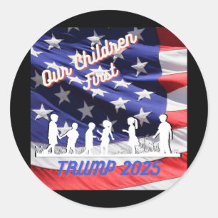Our Children 1st Dt 2025  Classic Round Sticker