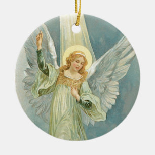 Our Christmas Angel Ceramic Tree Decoration
