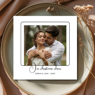 Our Christmas Cheer Love Photo holiday  Card