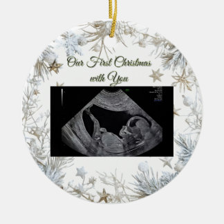 Our Christmas Miracle | Pregnancy Ultrasound Ceramic Tree Decoration