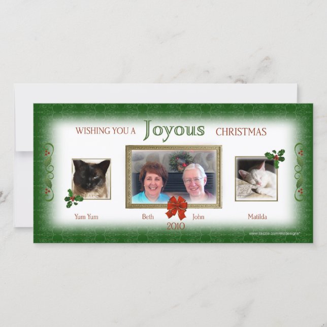 Our Christmas Together Photo Card (Front)