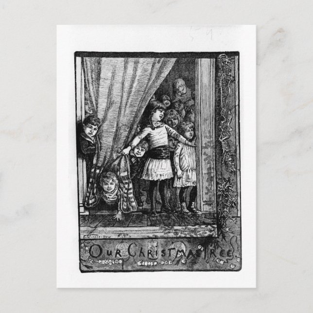 Our Christmas Tree Holiday Postcard (Front)