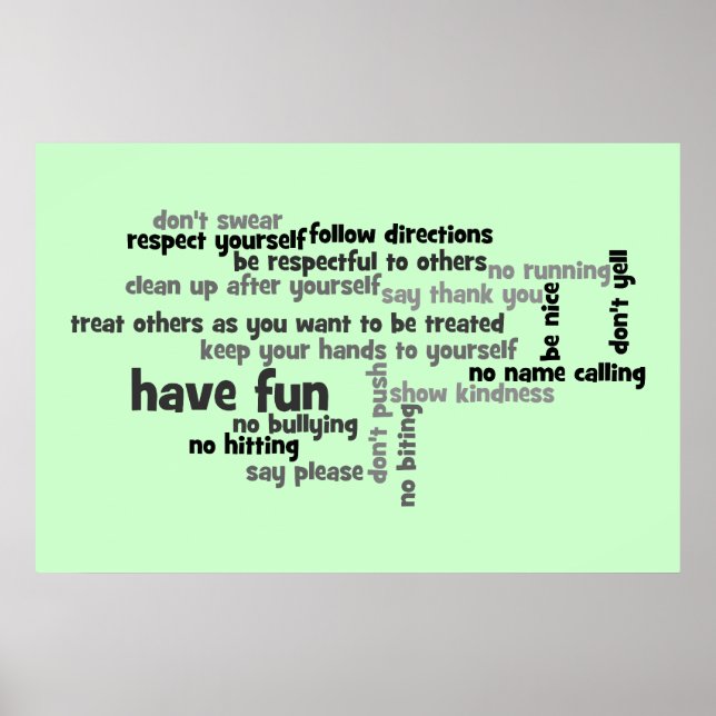 Our Church Rules Poster (Front)