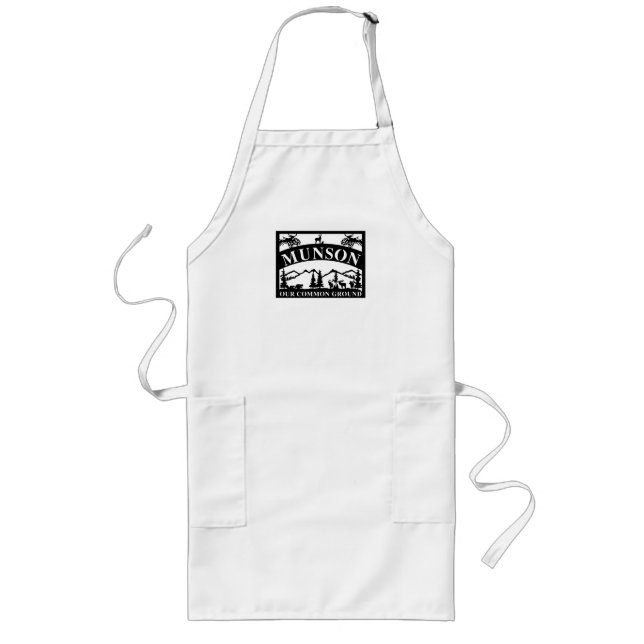Our Common Ground - Back Design Long Apron (Front)