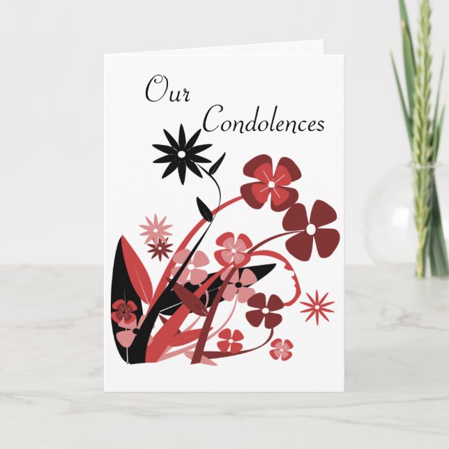 Our Condolances Card (Front)