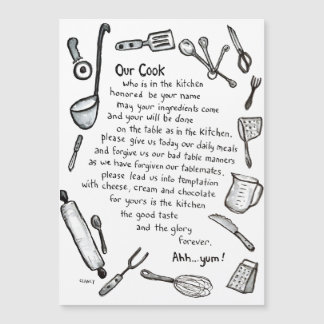 Our Cook Kitchen Magnet