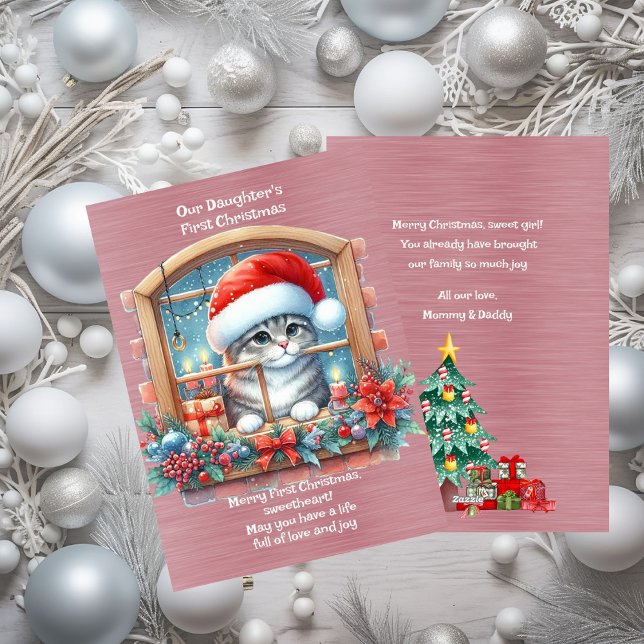 Our Daughter's First Christmas Holiday Card (Creator Uploaded)