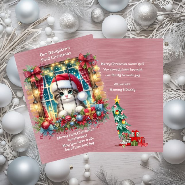 Our Daughter's First Christmas Holiday Card (Creator Uploaded)