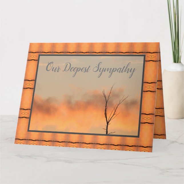 Our Deepest Sympathy Card (Front)
