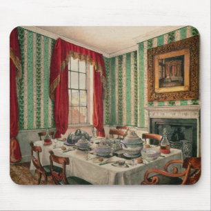 Our Dining Room at York, 1838 Mouse Mat