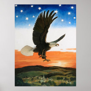 Our Emblem by Newell Convers Wyeth Poster