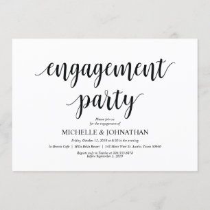 Our engagement party, Engagement Party invites
